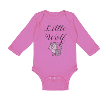 Long Sleeve Bodysuit Baby Little Wolf Funny Humor Boy & Girl Clothes Cotton