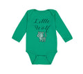 Long Sleeve Bodysuit Baby Little Wolf Funny Humor Boy & Girl Clothes Cotton