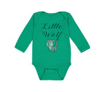 Long Sleeve Bodysuit Baby Little Wolf Funny Humor Boy & Girl Clothes Cotton