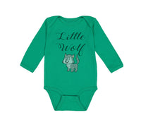 Long Sleeve Bodysuit Baby Little Wolf Funny Humor Boy & Girl Clothes Cotton