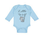Long Sleeve Bodysuit Baby Little Wolf Funny Humor Boy & Girl Clothes Cotton