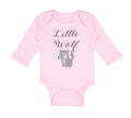 Long Sleeve Bodysuit Baby Little Wolf Funny Humor Boy & Girl Clothes Cotton