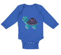 Long Sleeve Bodysuit Baby Little Cute Turtle Funny Humor Boy & Girl Clothes