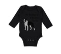 Long Sleeve Bodysuit Baby My Brother Is A Boston Terrier Dog Lover Pet Style C