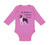 Long Sleeve Bodysuit Baby My Brother Is A Boston Terrier Dog Lover Pet Style C