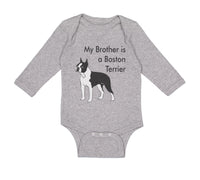 My Brother Is A Boston Terrier Dog Lover Pet Style C