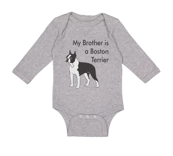 My Brother Is A Boston Terrier Dog Lover Pet Style C
