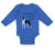 Long Sleeve Bodysuit Baby My Brother Is A Boston Terrier Dog Lover Pet Style C