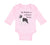 Long Sleeve Bodysuit Baby My Brother Is A Boston Terrier Dog Lover Pet Style C