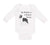 Long Sleeve Bodysuit Baby My Brother Is A Boston Terrier Dog Lover Pet Style C