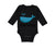 Long Sleeve Bodysuit Baby Baby Beluga Blue Whale Ocean Sea Life Cotton - Cute Rascals