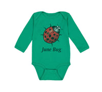Long Sleeve Bodysuit Baby June Bug Ladybug Boy & Girl Clothes Cotton