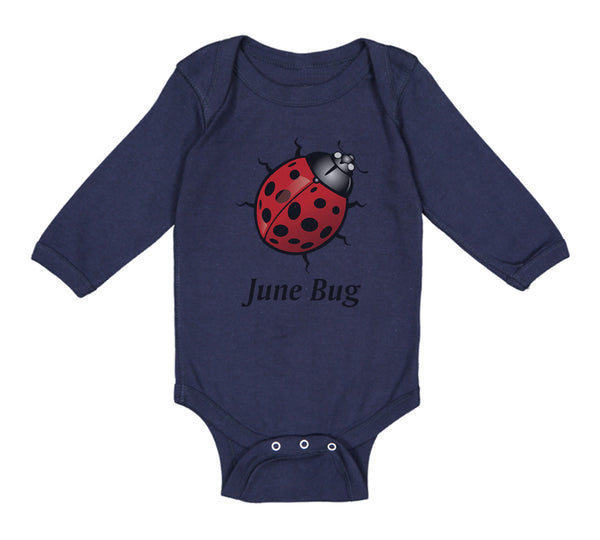 Long Sleeve Bodysuit Baby June Bug Ladybug Boy & Girl Clothes Cotton