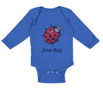 Long Sleeve Bodysuit Baby June Bug Ladybug Boy & Girl Clothes Cotton