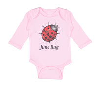 Long Sleeve Bodysuit Baby June Bug Ladybug Boy & Girl Clothes Cotton
