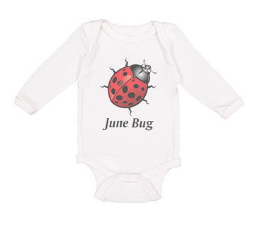 Long Sleeve Bodysuit Baby June Bug Ladybug Boy & Girl Clothes Cotton