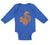 Long Sleeve Bodysuit Baby Squirrel Funny Humor B Boy & Girl Clothes Cotton