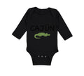 Long Sleeve Bodysuit Baby Cajun Alligator Funny Louisiana Boy & Girl Clothes
