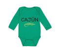Long Sleeve Bodysuit Baby Cajun Alligator Funny Louisiana Boy & Girl Clothes