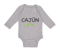 Long Sleeve Bodysuit Baby Cajun Alligator Funny Louisiana Boy & Girl Clothes