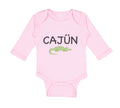 Long Sleeve Bodysuit Baby Cajun Alligator Funny Louisiana Boy & Girl Clothes