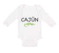 Long Sleeve Bodysuit Baby Cajun Alligator Funny Louisiana Boy & Girl Clothes