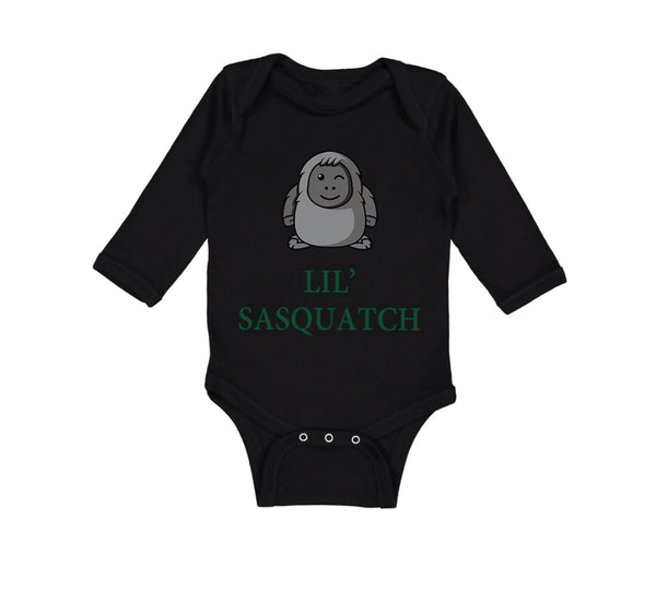 Long Sleeve Bodysuit Baby Lil' Sasquatch Boy & Girl Clothes Cotton