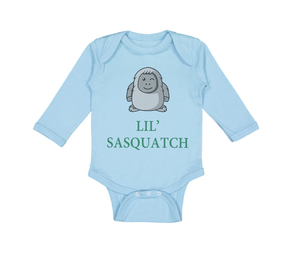 Long Sleeve Bodysuit Baby Lil' Sasquatch Boy & Girl Clothes Cotton