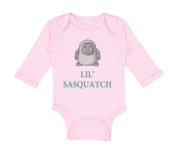 Long Sleeve Bodysuit Baby Lil' Sasquatch Boy & Girl Clothes Cotton