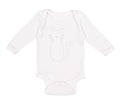 Long Sleeve Bodysuit Baby Cat Mom Dad White Sits Boy & Girl Clothes Cotton