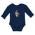 Long Sleeve Bodysuit Baby Cute Hugsy Penguin on Scarf and Cap Ice Skating Sport - Cute Rascals