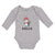 Long Sleeve Bodysuit Baby Cute Hugsy Penguin on Scarf and Cap Ice Skating Sport - Cute Rascals