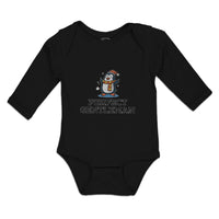 Long Sleeve Bodysuit Baby Gentleman Penguin Waterbird Costume Scarf Cotton - Cute Rascals