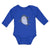 Long Sleeve Bodysuit Baby Marine Fish Shark and Toothlike Scale Cotton