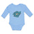 Long Sleeve Bodysuit Baby Angry Shark Cartoon Head Toothy Logo Cotton - Cute Rascals