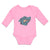 Long Sleeve Bodysuit Baby Angry Shark Cartoon Head Toothy Logo Cotton - Cute Rascals