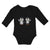 Long Sleeve Bodysuit Baby Little Twin Penguins Sibling Flightless Bird Cotton