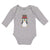 Long Sleeve Bodysuit Baby Aquamarine Penguin on Hat with Sunglass Costume Cotton - Cute Rascals