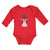 Long Sleeve Bodysuit Baby Aquamarine Penguin on Hat with Sunglass Costume Cotton - Cute Rascals