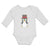 Long Sleeve Bodysuit Baby Aquamarine Penguin on Hat with Sunglass Costume Cotton - Cute Rascals