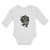 Long Sleeve Bodysuit Baby Scaring You'Re Cute Silhouette Spooky Cotton