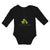 Long Sleeve Bodysuit Baby Green Big Brothers Tyrannosaurus Rex Dinosaur Cotton - Cute Rascals