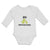 Long Sleeve Bodysuit Baby Green Big Brothers Tyrannosaurus Rex Dinosaur Cotton - Cute Rascals
