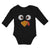 Long Sleeve Bodysuit Baby Duck Waterbird Face and Beak Toungue out Funny Cotton - Cute Rascals