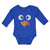 Long Sleeve Bodysuit Baby Duck Waterbird Face and Beak Toungue out Funny Cotton - Cute Rascals