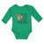 Long Sleeve Bodysuit Baby Bright Eyed and Bushy Tailed Fox Wild Animal Cotton - Cute Rascals
