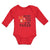 Long Sleeve Bodysuit Baby Bright Eyed and Bushy Tailed Fox Wild Animal Cotton - Cute Rascals