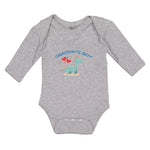 Long Sleeve Bodysuit Baby Grammy's Rex Dinosaur's Jurassic Boy & Girl Clothes - Cute Rascals