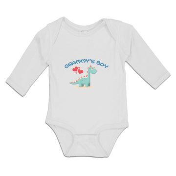 Long Sleeve Bodysuit Baby Grammy's Rex Dinosaur's Jurassic Boy & Girl Clothes