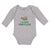 Long Sleeve Bodysuit Baby I like Turtles Cute and Funny Smiling Cotton